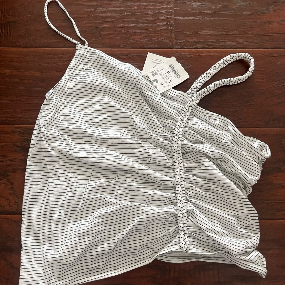 NWT ZARA Large stripe top
